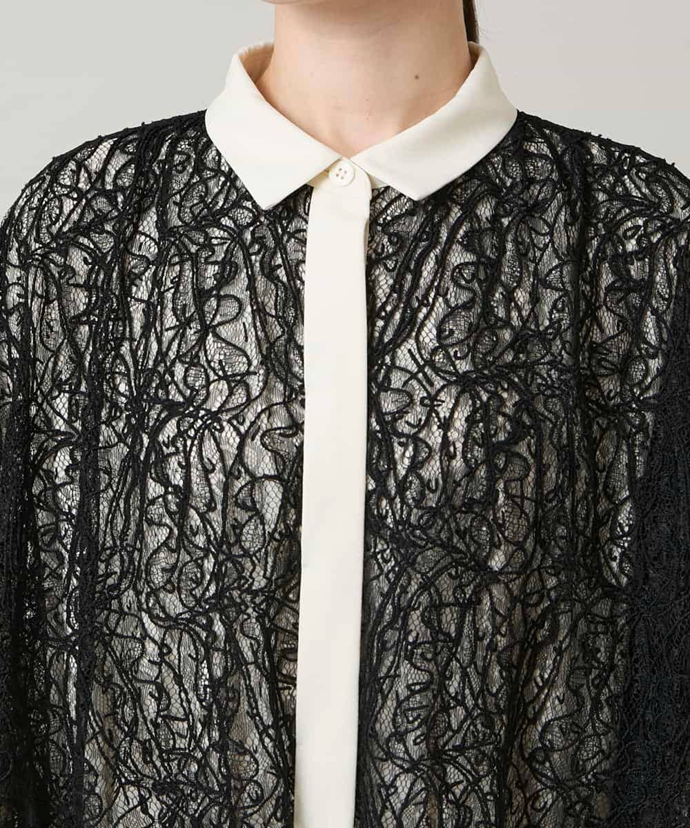 ケープライクシャツワンピース/日本製(ワンピース) | HIROKO KOSHINO