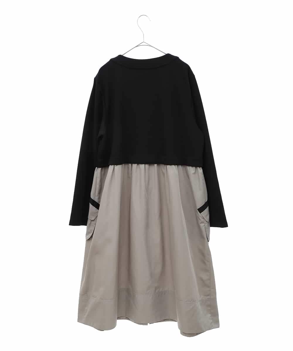 大きいサイズ】タフタジョイントフロントジップコート /洗える(その他