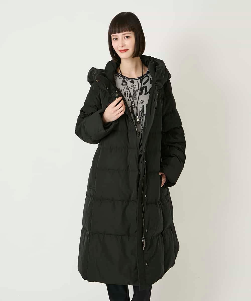 大きいサイズ/札幌東北・オンライン限定】ロング丈フーディーダウン