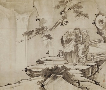 岩波美術店 :: 虎渓三笑図
