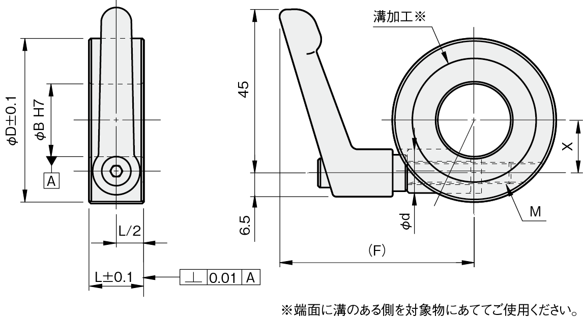 セットカラー ノーマル クサビカラー® クランプレバー付 ｜ 機械部品