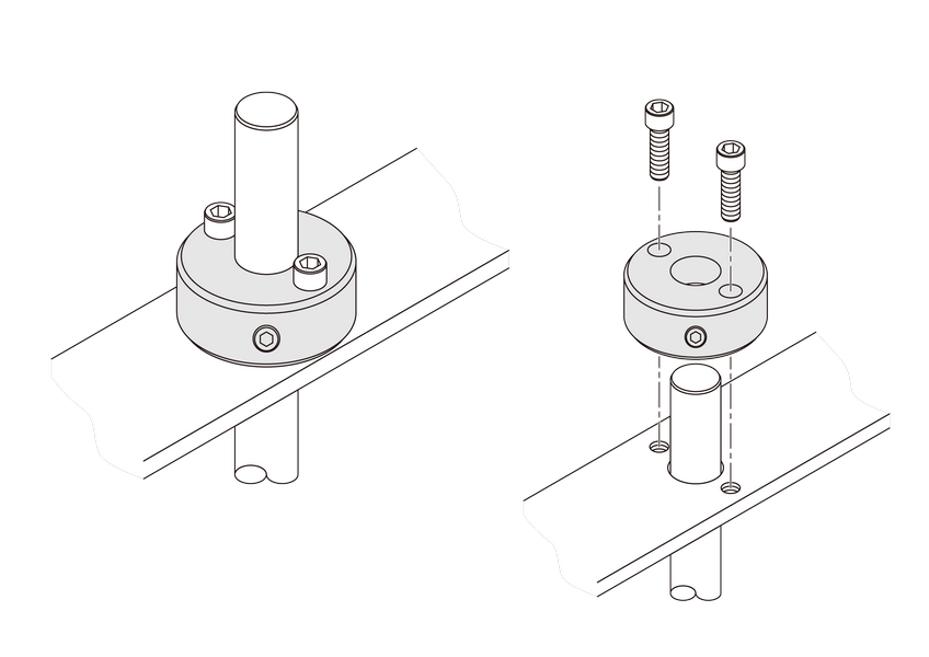セットカラー 2穴付 スタンダードセットカラー ｜ 機械部品・FA部品の