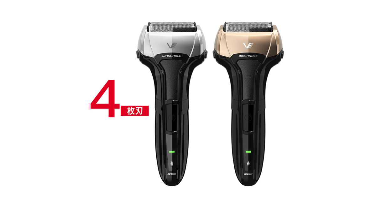 4枚刃モデル往復式シェーバー IZF-VH552【マクセルイズミ株式会社】