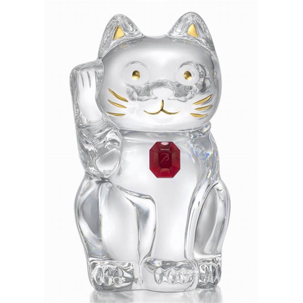 バカラ] まねき猫レッドオクトゴン(2810001): リビング・ホビー