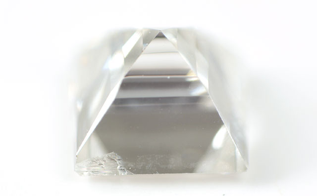 天然ダイヤモンドルース(裸石) 0.164ct, Fカラー, SI-1, スクエア