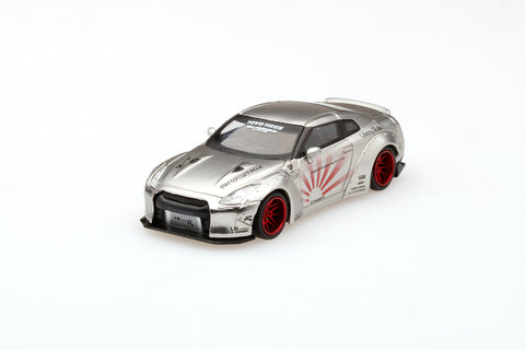 MINI GT #49 LB☆WORKS Nissan GT-R (R35) Satin Silver RHD – J Toys