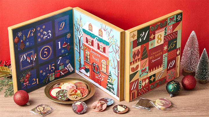 ベルアメール25種のパレショコラで彩る2025年アドベントカレンダー