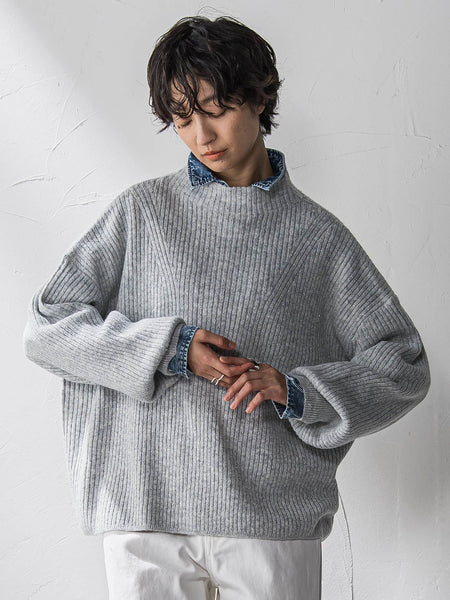 ラメリブボトルネックニット≪手洗い可能≫ | MAYSON GREY（メイソン
