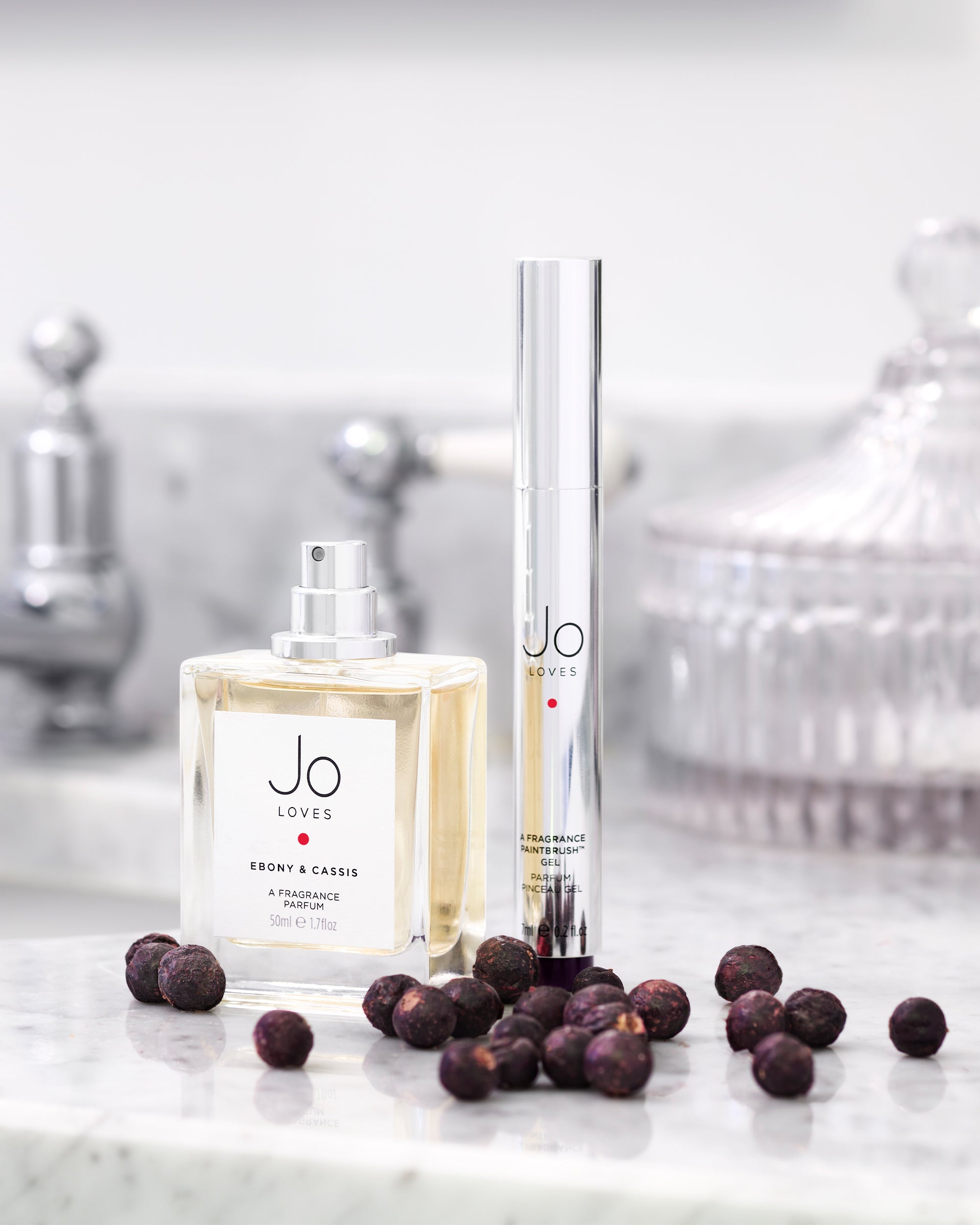 Jo Loves | Ebony & Cassis A Fragrance Paintbrush™ | 2x7ml