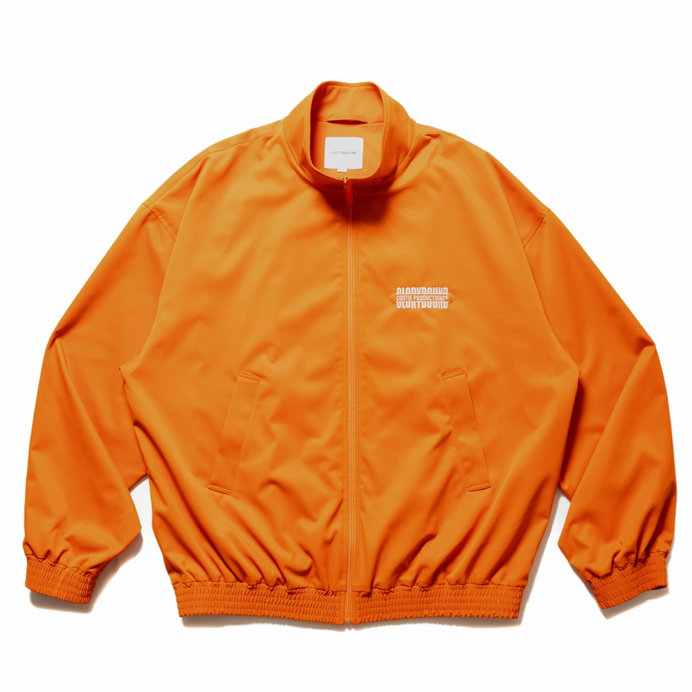 COOTIE PRODUCTIONS/Polyester Twill Track Jacket（Orange