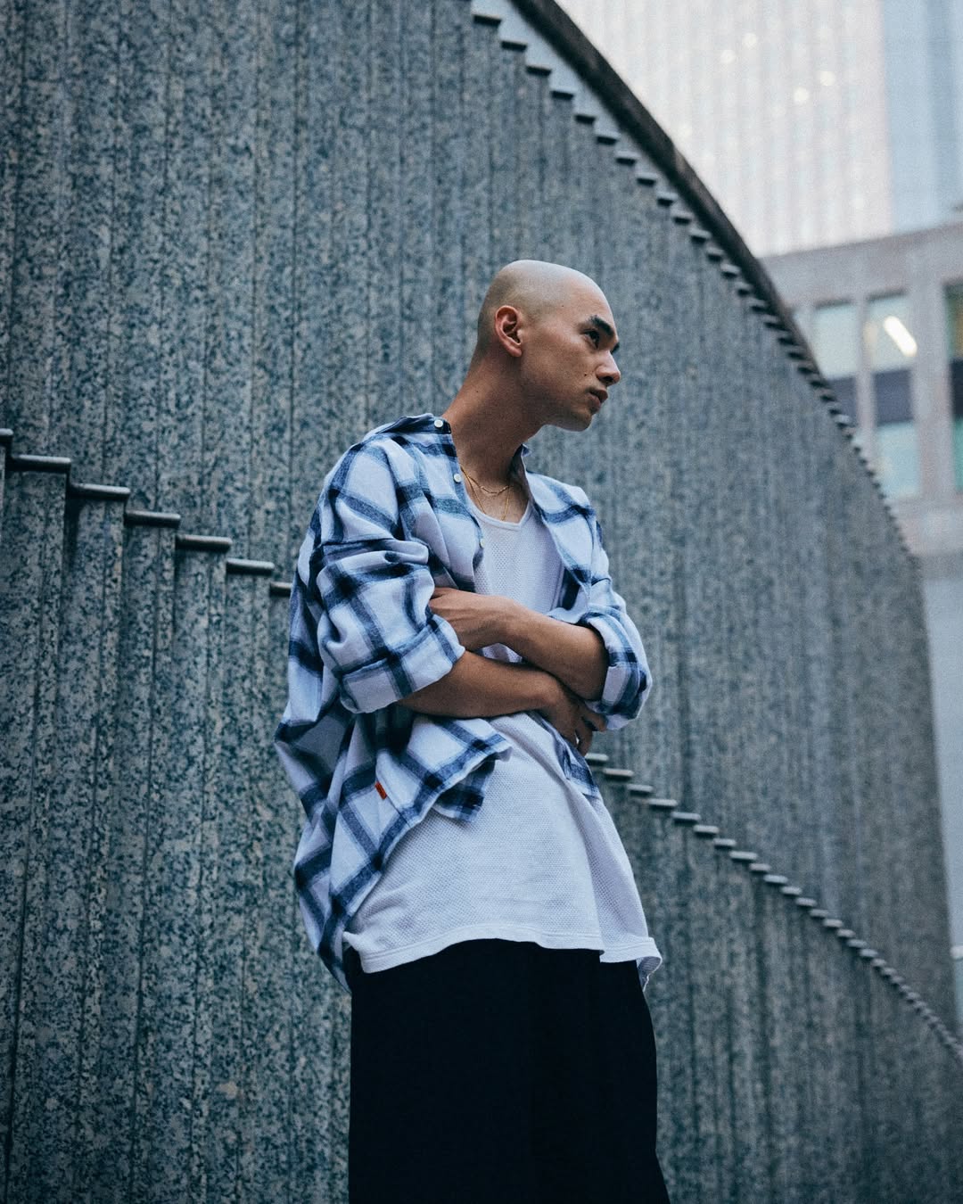 TIGHTBOOTH/PLAID LS SHIRT（Black）［チェックシャツ-25秋冬］ - JONAS