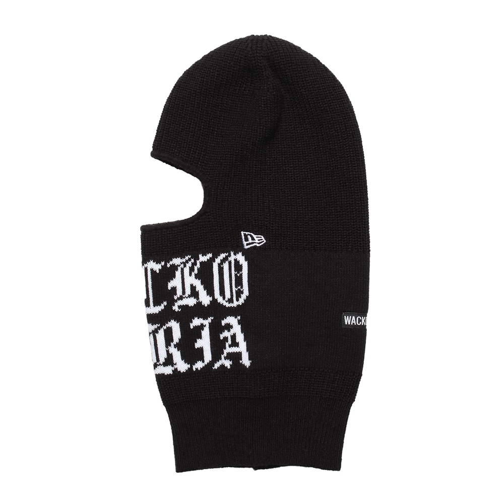 WACKO MARIA/NEW ERA / JACQUARD KNIT BALACLAVA（BLACK）［ジャガード
