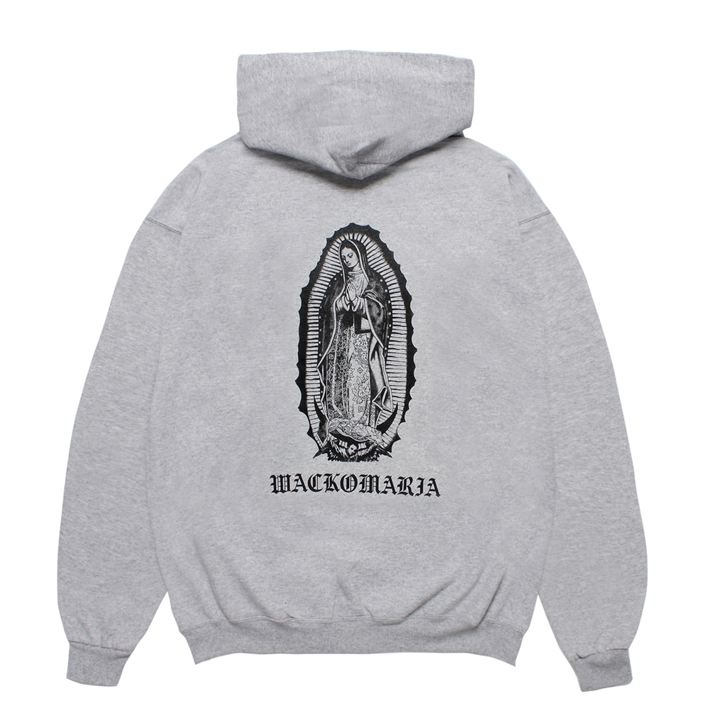 WACKO MARIA/HOODED SWEAT SHIRT（GRAY）［プルオーバーパーカー-26春