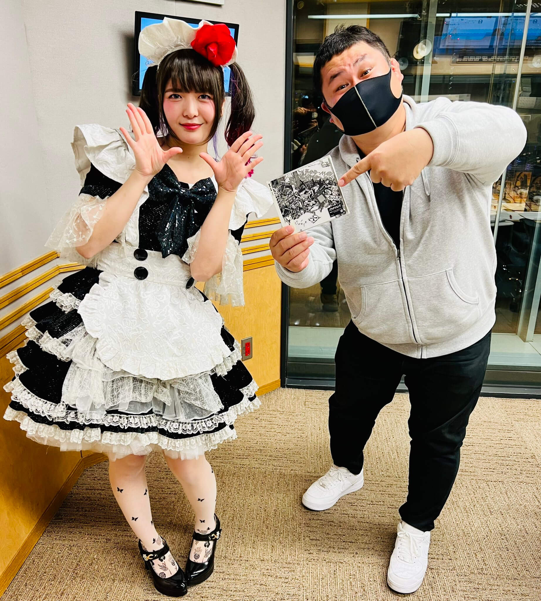 1/18（火）放送レポ！BAND-MAIDから小鳩ミクさんが登場！ | 文化放送