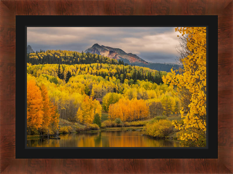 Cushman Lake Colorado Mountains Fall Color Photo Print | Prints By