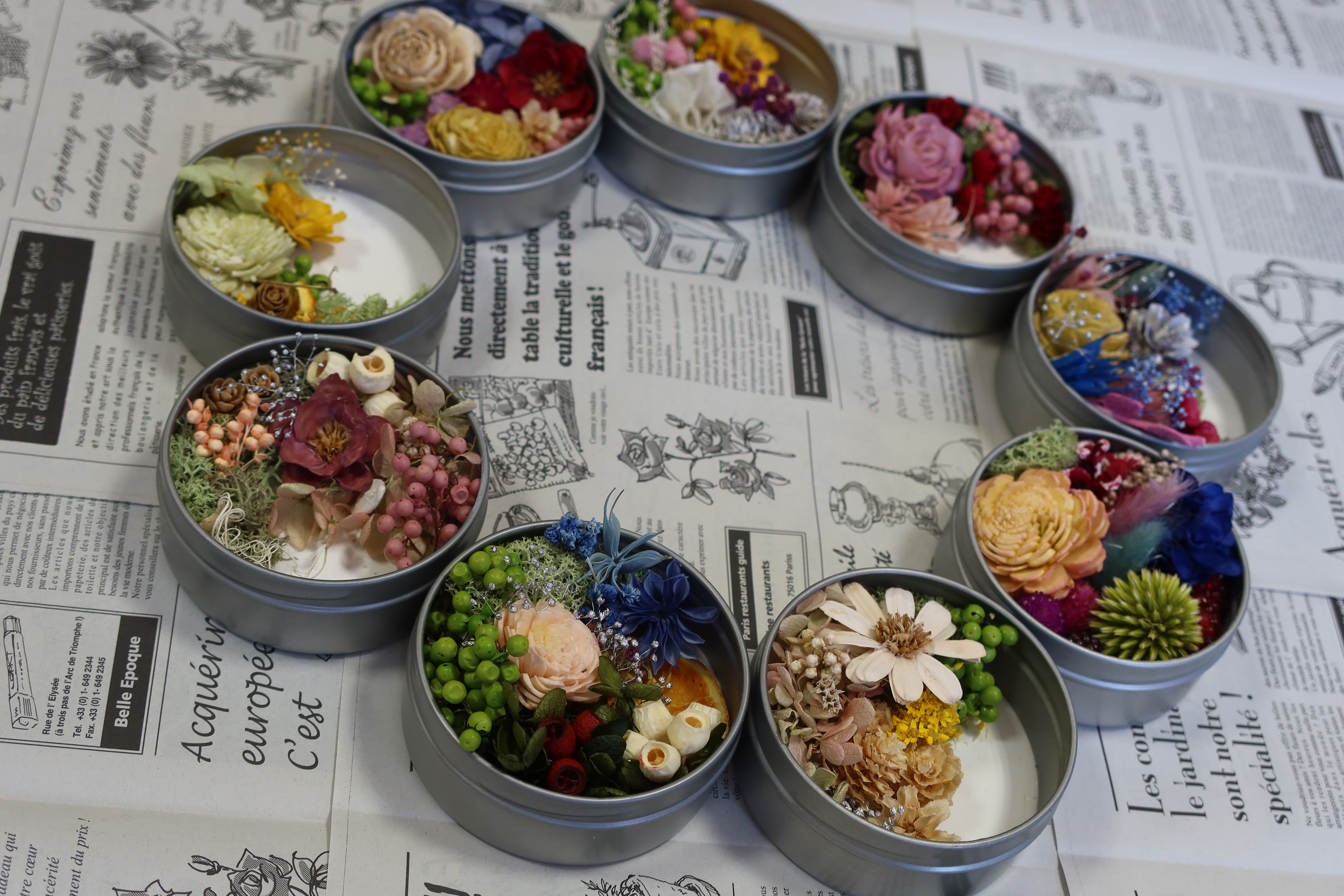 さわやか教室「アロマストーンフラワー缶」 | JA木曽｜農業と協同の