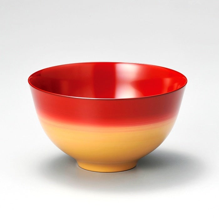 雅乃 越前漆器 美味しい椀 かすみ内朱 化粧箱入り: サトクル|【JA