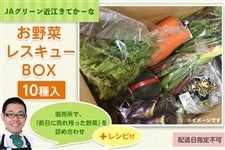 近江の野菜 レスキューBOX (10品) 産地直送: 滋賀・近江・琵琶湖へ“き