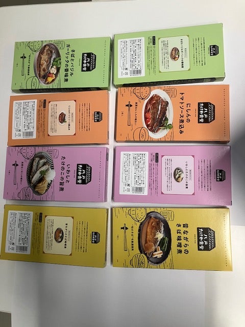 八戸たけわ食堂 煮魚4種詰合せ(8P): JFおさかなマルシェ ギョギョいち