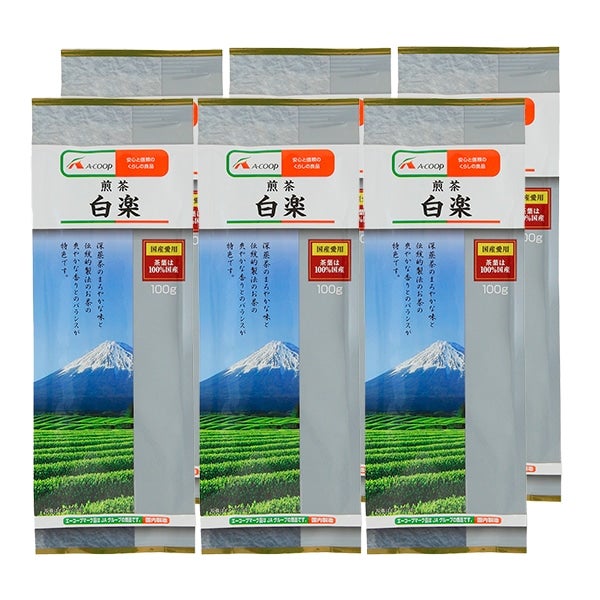 ☆クーポン使用で表示価格より20％OFF！☆ エーコープ 煎茶 白楽 100g