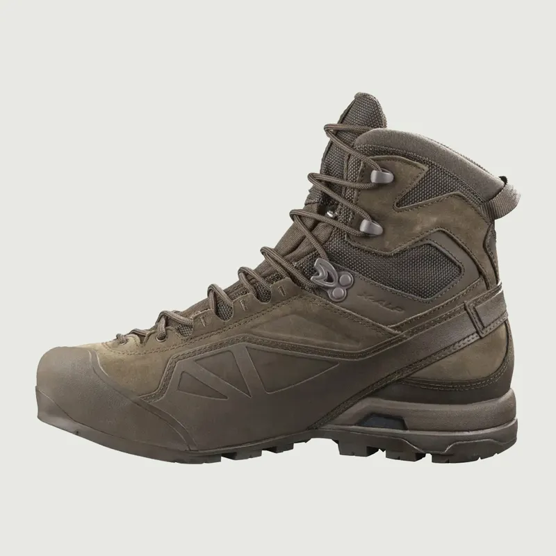 Salomon X ALP Gore Tex Forces Military Boots In Earth Brown