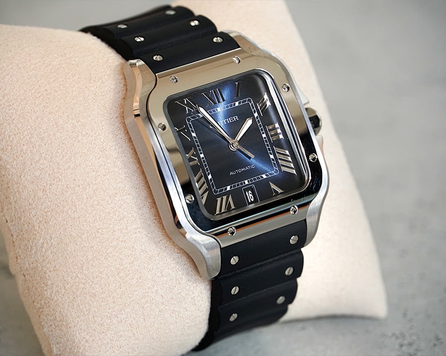カルティエ サントス ドゥ カルティエ～ラバーベルトでカスタマイズを