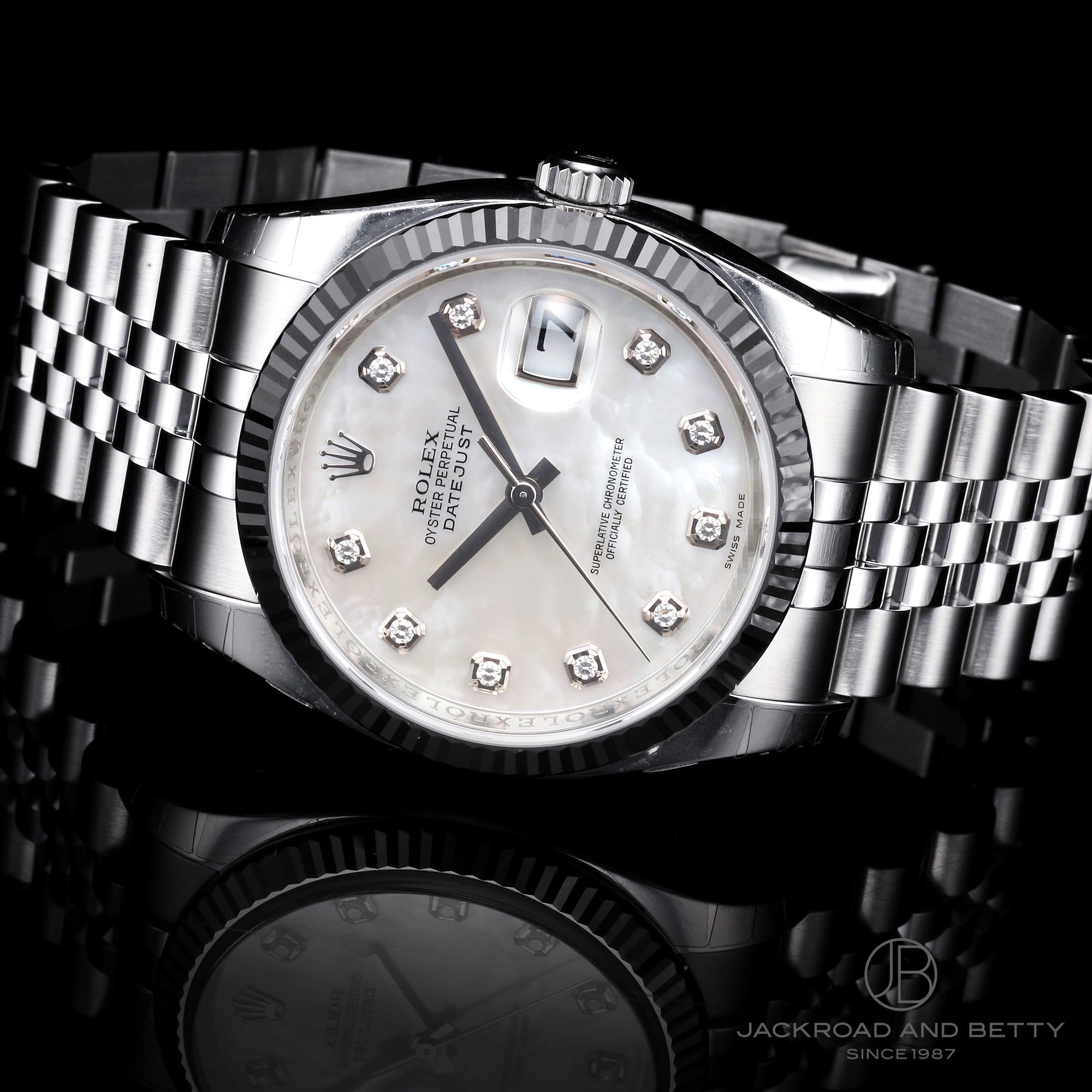 デイトジャスト シェル10Pダイヤ[116234NG] Datejust | ロレックス