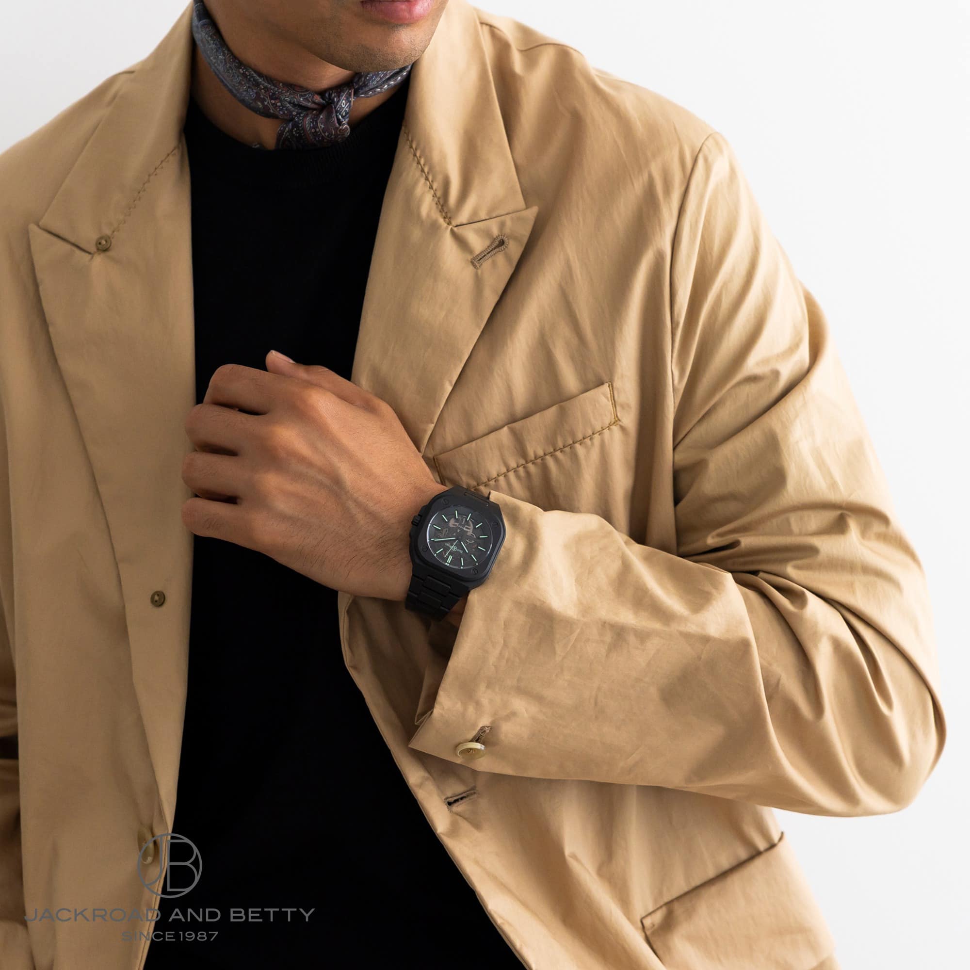 BR05 スケルトン ブラック ラム セラミック リミテッド[BR05A-BLM-SKCE