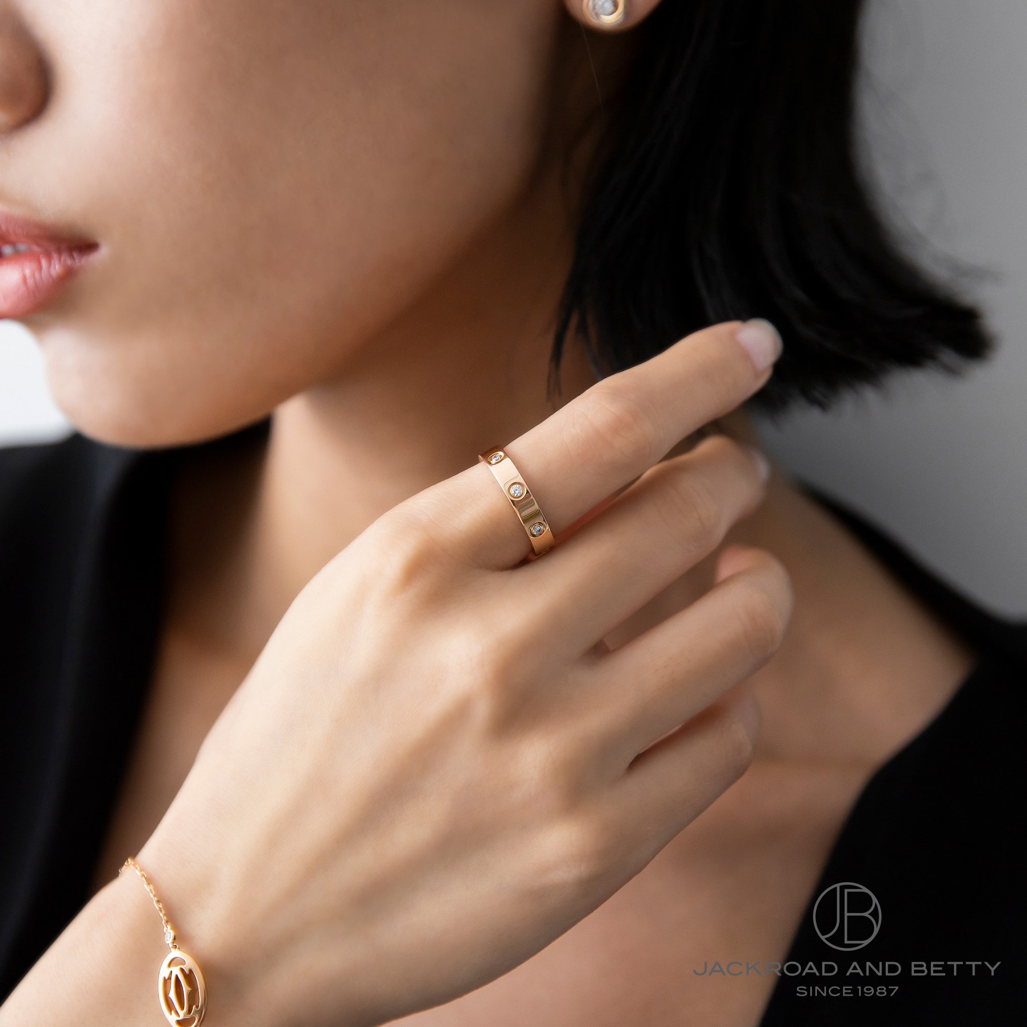 ラブリング 8Pダイヤ[B4050847] Love Ring | カルティエ 新品 ジュエリー