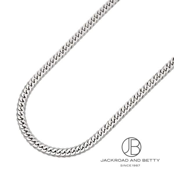 PT850 6面 ダブル 100g 60cm ネックレス プラチナ 造幣局刻印有り