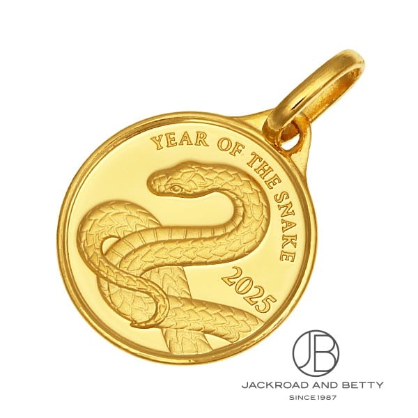 K24 純金 1/20オンス 2025年 スネーク コイン ペンダントトップ[] Pure