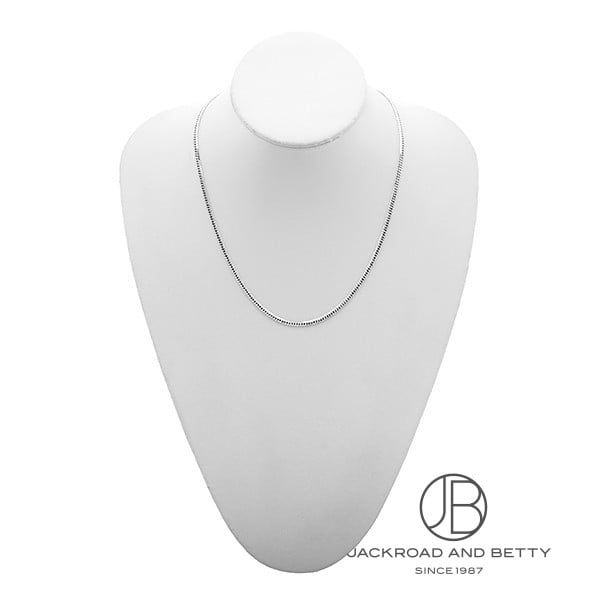 PT850 6面 ダブル 20g 50cm ネックレス プラチナ 造幣局刻印有り