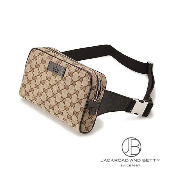 GG柄 ボディバック ウエストバッグ ベージュ[449174 KY9KN 9886] GG