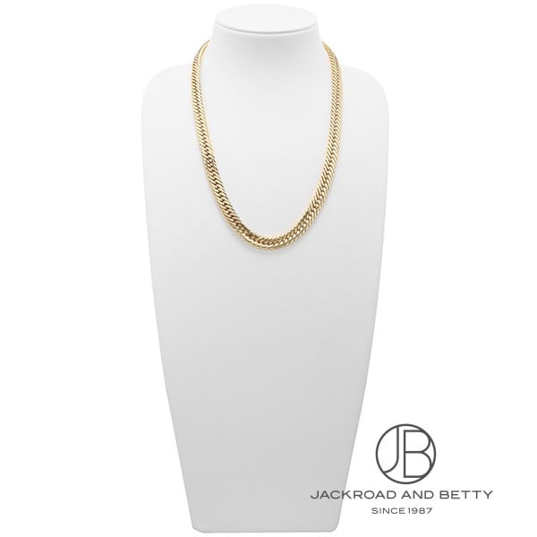 K18 12面 トリプル 130g 55cm ネックレス 造幣局刻印有り[] Kihei Gold