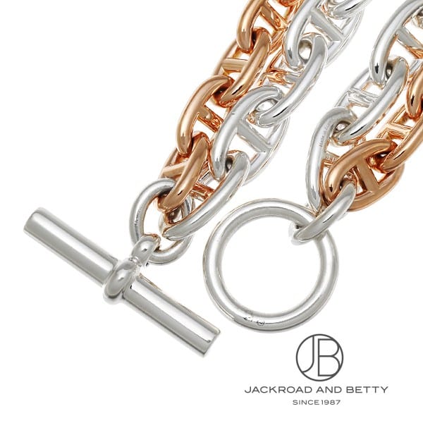 シェーヌ・ダンクル ブレスレット ダブル GM13コマ MM17コマ