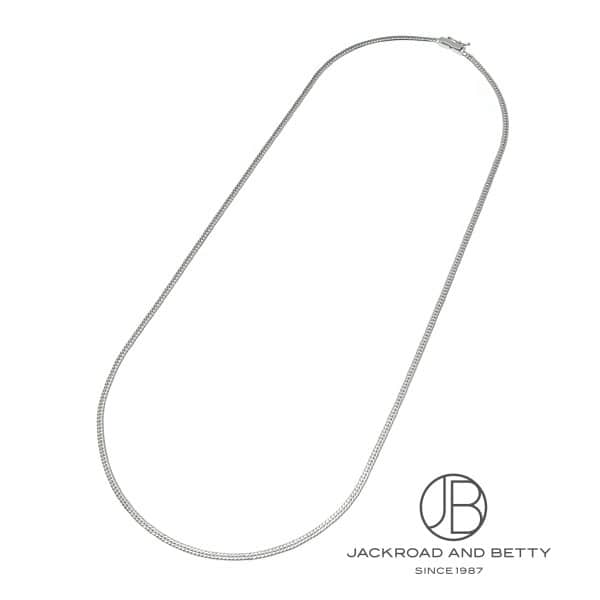 PT850 6面 ダブル 11g 50cm ネックレス プラチナ 造幣局刻印有り