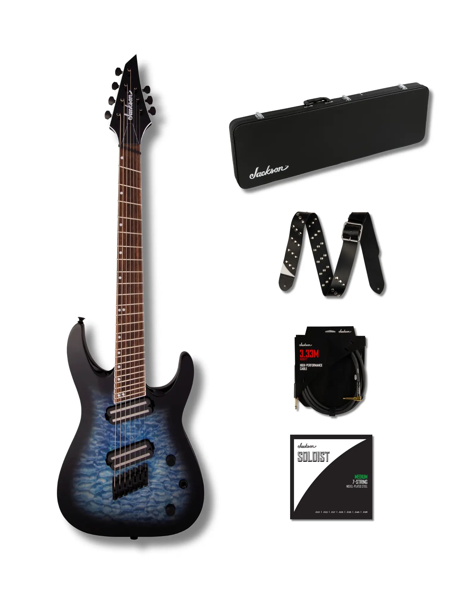 X Series Soloist SLATX7Q Bundle – Jacksonguitars.com