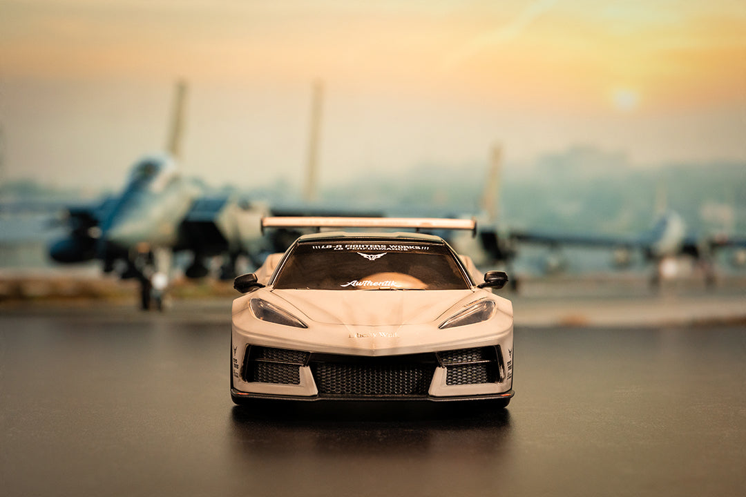 Buy Liberty Walk Chevrolet Corvette C8, 1:24 Scale Vehicle online