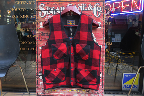 PHERROW'S フェローズ ウール混|バッファローチェック|ハンティング