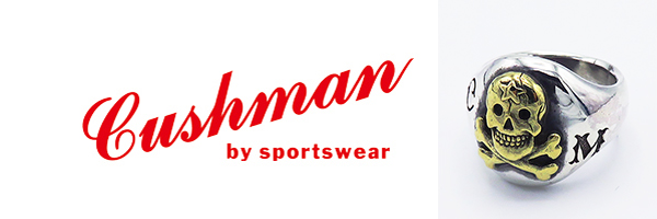 CUSHMAN クッシュマン シルバー|真鍮|スカル|クロスボーン『50's