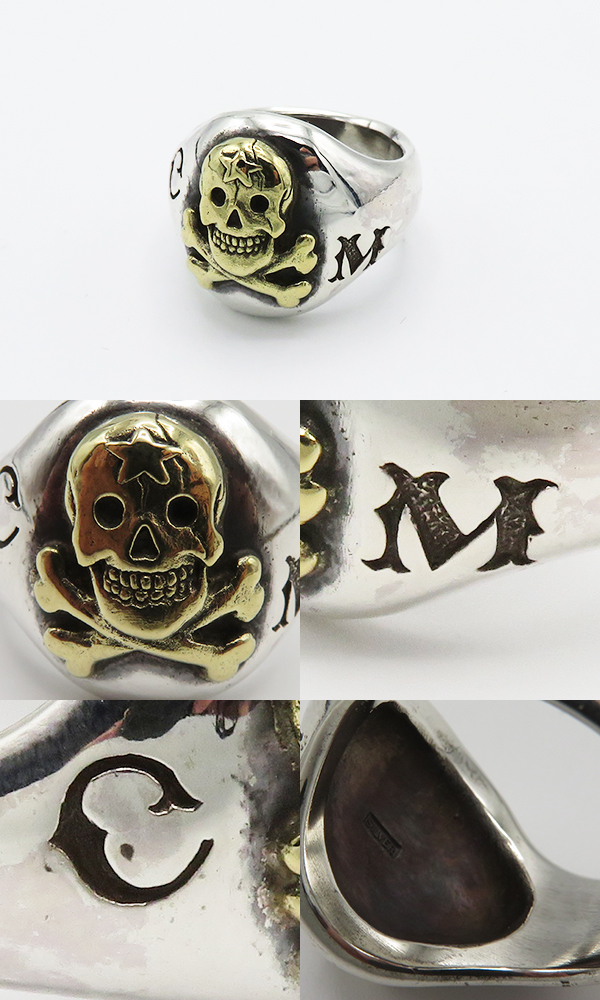 CUSHMAN クッシュマン シルバー|真鍮|スカル|クロスボーン『50's