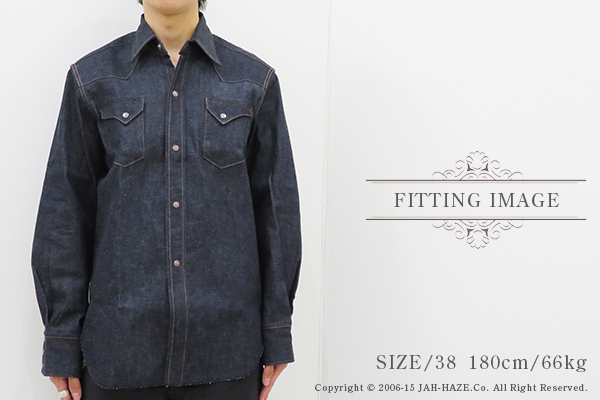 WAREHOUSE ウエアハウス 長袖|ショートホーンタイプ|デニム|ヒッコリー