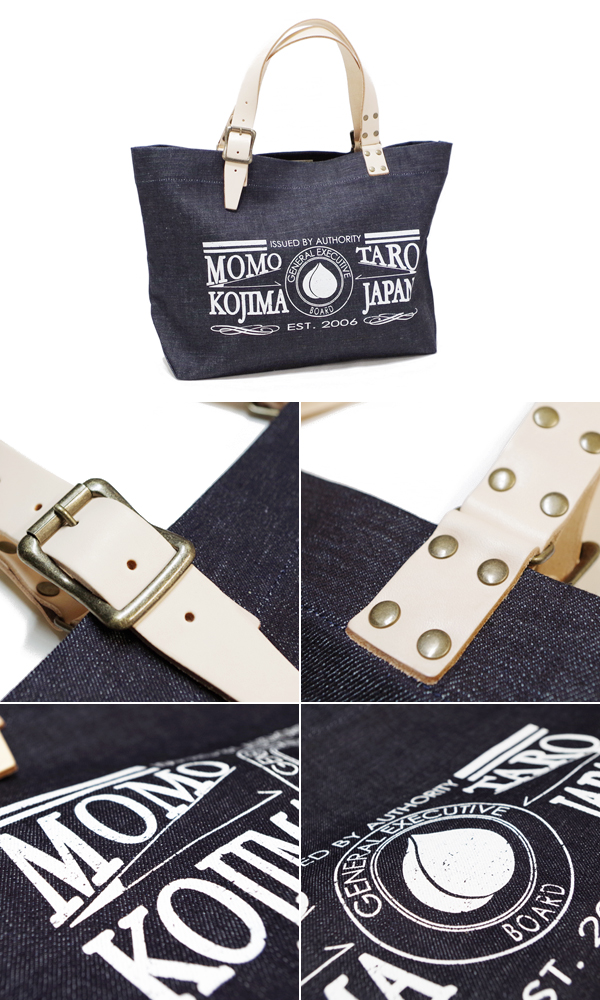 MOMOTARO JEANS 桃太郎ジーンズ 13.5オンス|濃色デニム|トートバッグ