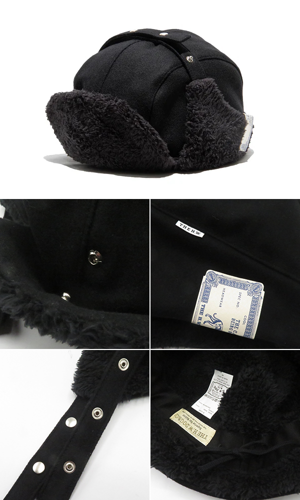 THE H.W.DOG&CO. ウールメルトン|フライトキャップ『LIGHT MELTON