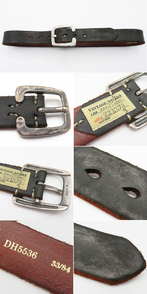 Vintage Works ヴィンテージワークス CHASIN|C型真鍮バックル|7ホール