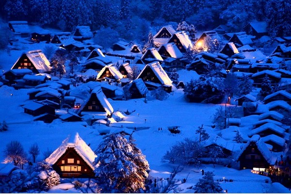 白川郷、一年に7日だけのライトアップ☆ - じゃらん旅行記