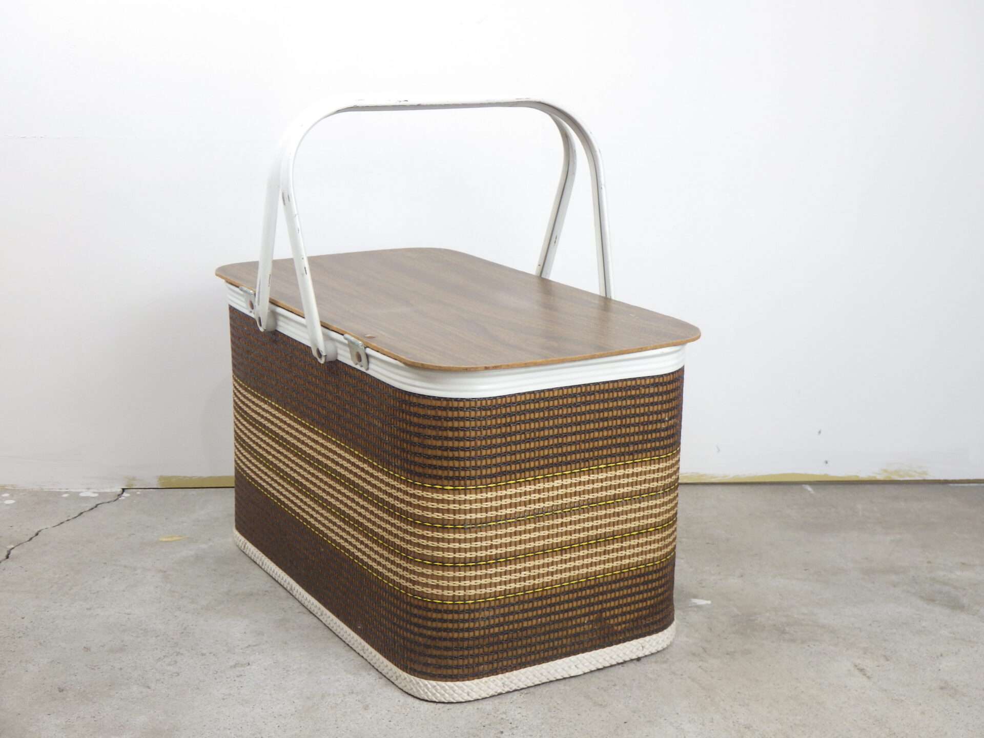 REDMON” Vintage Picnic Basket ビンテージ ピクニックバスケット D