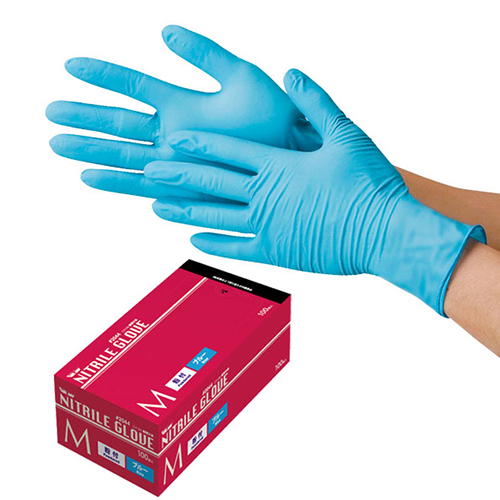 2044 川西工業 ニトリル使いきり手袋 粉付 1パック100枚 / 通販の