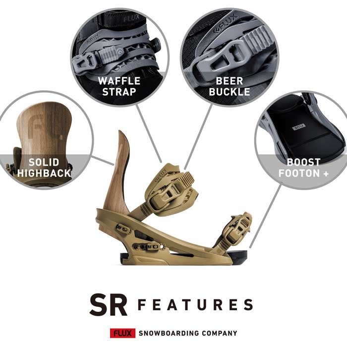 20%OFF】【送料無料】 FLUX BINDING SR NATURAL WOOD 24-25 フラックス