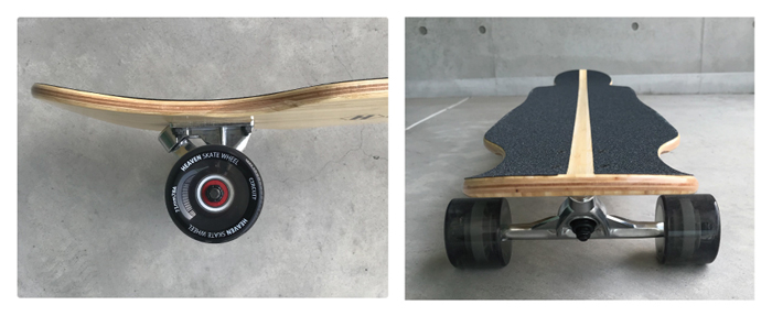 送料無料】 HEAVEN LONG SKATEBOARD PETER RIDE 46 ヘブン ロング